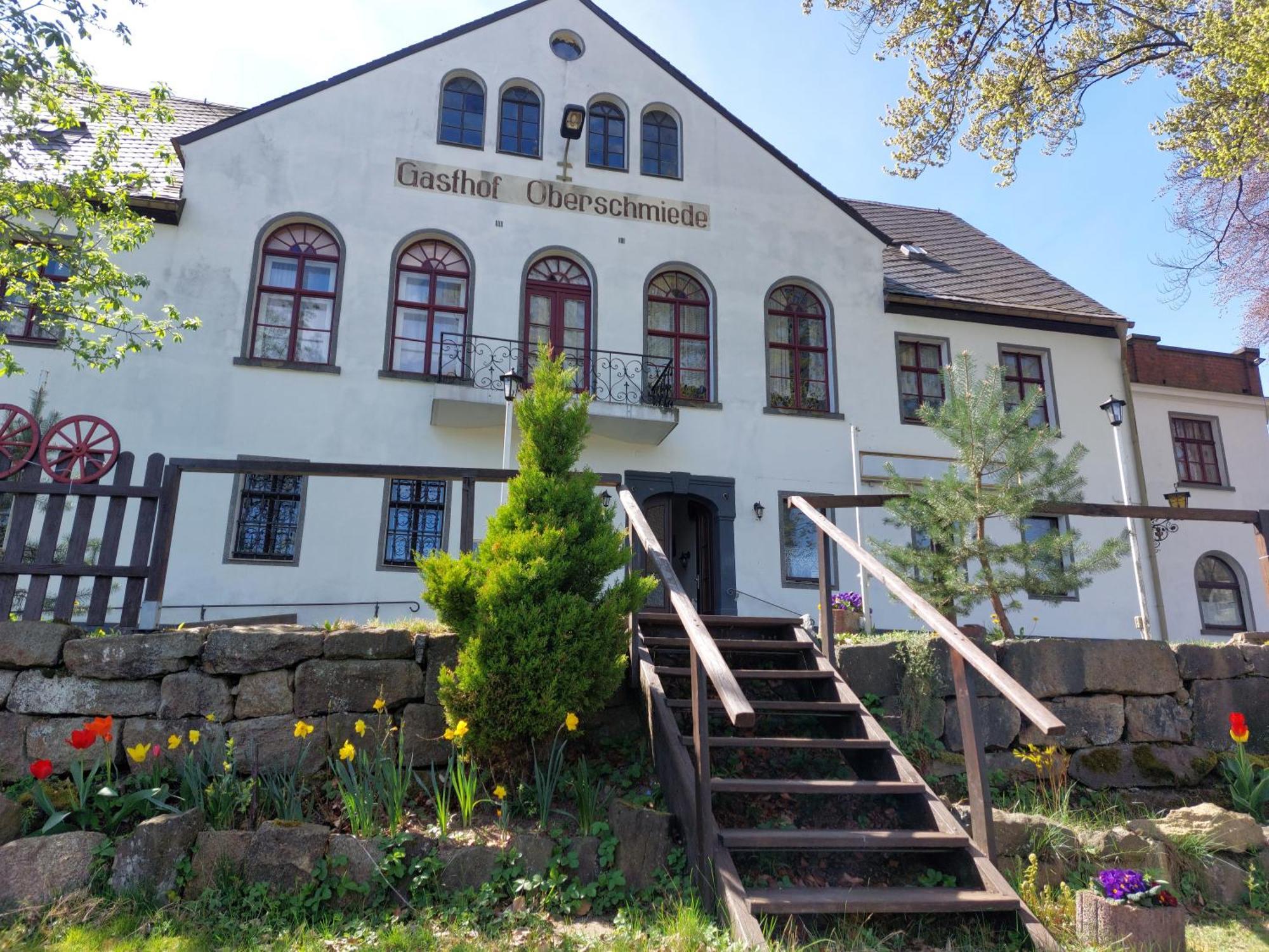 Gasthof Oberschmiede Auf der Wiese Bagian luar foto