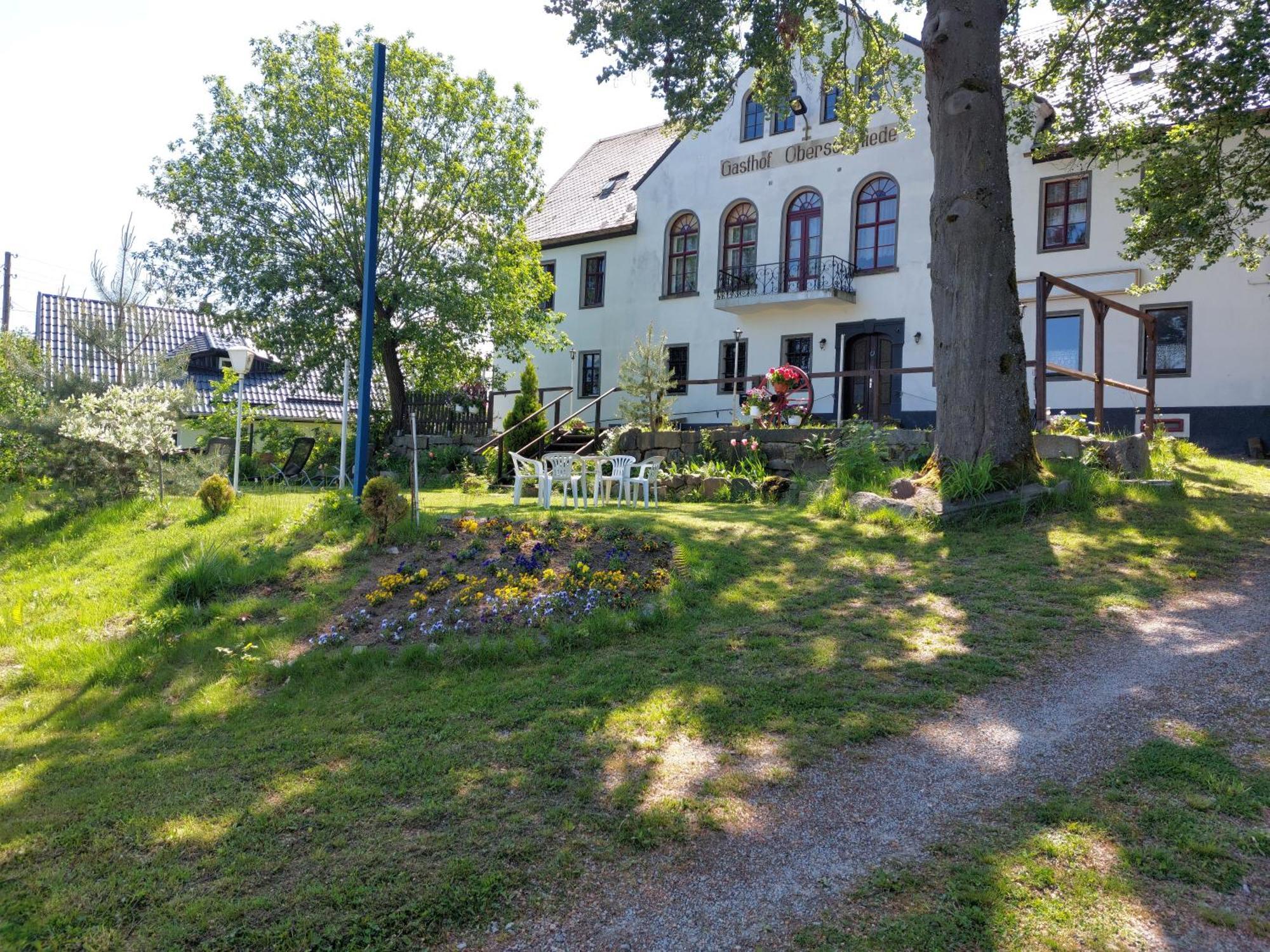 Gasthof Oberschmiede Auf der Wiese Bagian luar foto